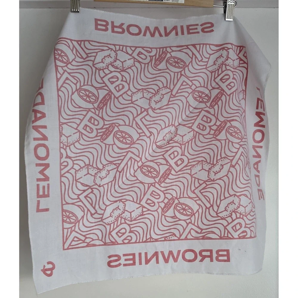 Brownies & Lemonade Graphic Print Bandana - 21